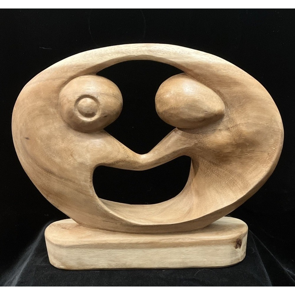 Circle Of Love True Romance Suar Indonesia Eternal Single Block Wood Carving